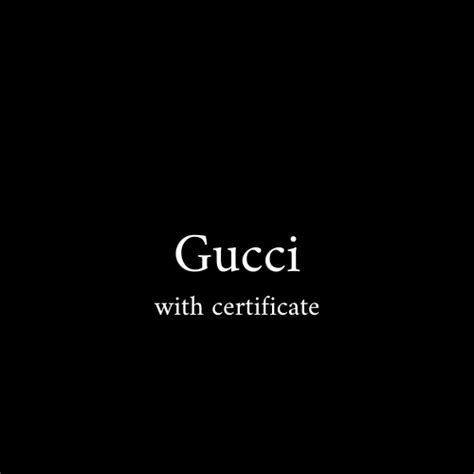 free Gucci authentication service